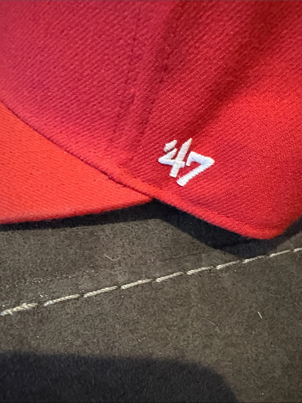 Red Embroidered 'H' Star Baseball Cap - Unbranded